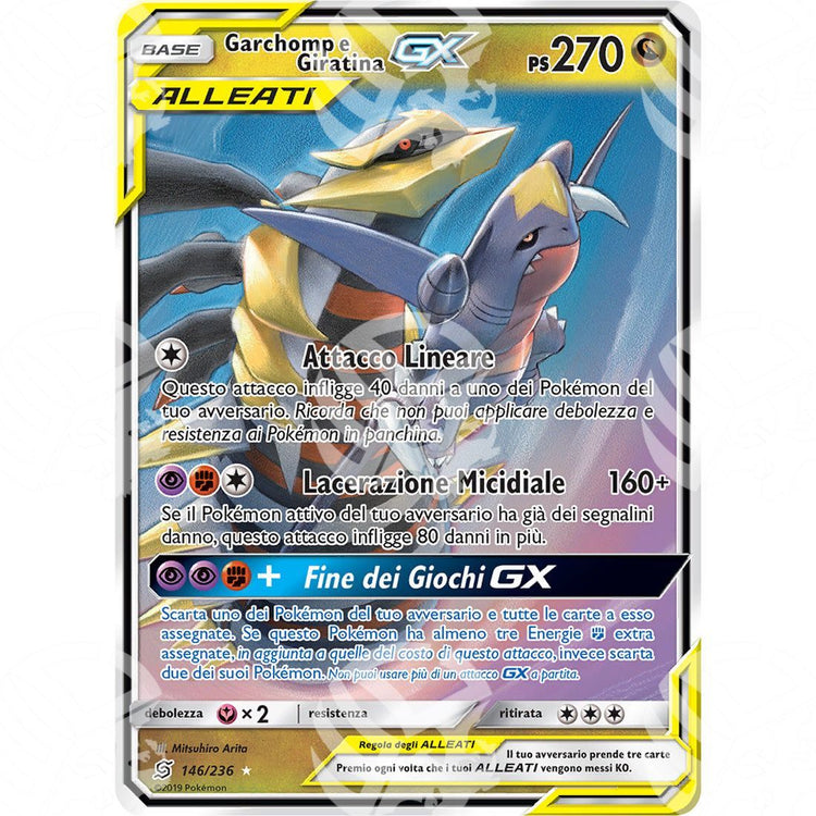 Sintonia Mentale - Garchomp & Giratina GX - 146/236 - Warcard - Sintonia Mentale - Garchomp & Giratina GX - 146/236 i prezzi più bassi sul mercato, solo da www.warcardshop.com! Carte singole, box, buste e mazzi.