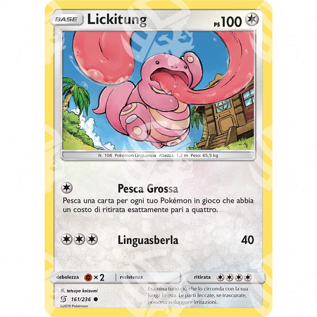 Sintonia Mentale - Lickitung - 161/236 - Warcard - Sintonia Mentale - Lickitung - 161/236 i prezzi più bassi sul mercato, solo da www.warcardshop.com! Carte singole, box, buste e mazzi.