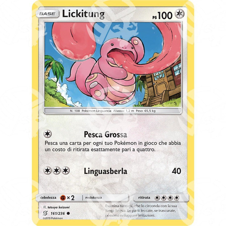 Sintonia Mentale - Lickitung - 161/236 - Warcard - Sintonia Mentale - Lickitung - 161/236 i prezzi più bassi sul mercato, solo da www.warcardshop.com! Carte singole, box, buste e mazzi.