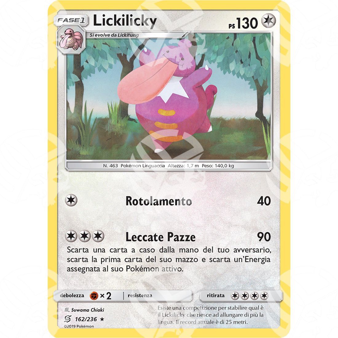 Sintonia Mentale - Lickilicky - 162/236 - Warcard - Sintonia Mentale - Lickilicky - 162/236 i prezzi più bassi sul mercato, solo da www.warcardshop.com! Carte singole, box, buste e mazzi.