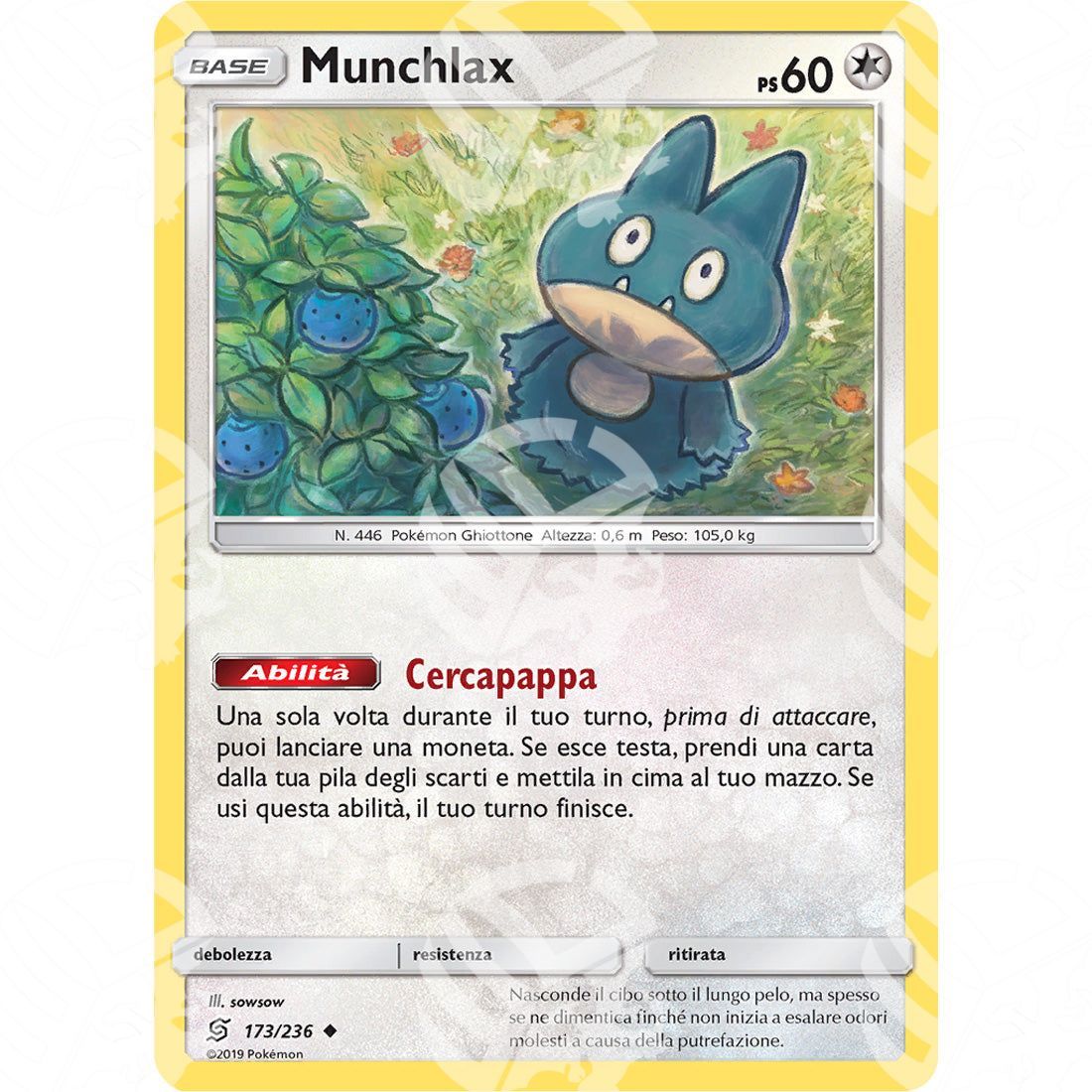 Sintonia Mentale - Munchlax - 173/236 - Warcard - Sintonia Mentale - Munchlax - 173/236 i prezzi più bassi sul mercato, solo da www.warcardshop.com! Carte singole, box, buste e mazzi.