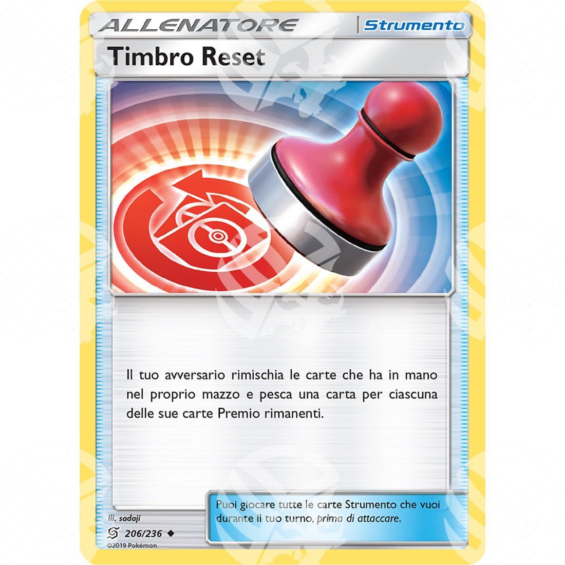 Sintonia Mentale - Reset Stamp - 206/236 - Warcard - Sintonia Mentale - Reset Stamp - 206/236 i prezzi più bassi sul mercato, solo da www.warcardshop.com! Carte singole, box, buste e mazzi.