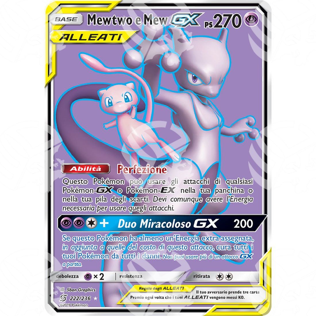 Sintonia Mentale - Mewtwo & Mew GX - Secret Rare 222/236 - Warcard - Sintonia Mentale - Mewtwo & Mew GX - Secret Rare 222/236 i prezzi più bassi sul mercato, solo da www.warcardshop.com! Carte singole, box, buste e mazzi.