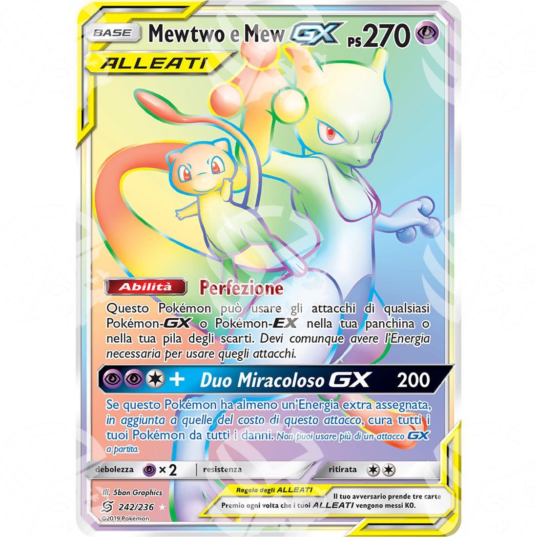 Sintonia Mentale - Mewtwo & Mew GX - Rainbow 242/236 - Warcard - Sintonia Mentale - Mewtwo & Mew GX - Rainbow 242/236 i prezzi più bassi sul mercato, solo da www.warcardshop.com! Carte singole, box, buste e mazzi.