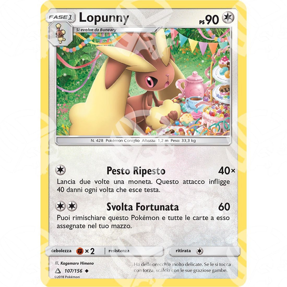 Ultraprisma - Lopunny - 107/156 - Warcard - Ultraprisma - Lopunny - 107/156 i prezzi più bassi sul mercato, solo da www.warcardshop.com! Carte singole, box, buste e mazzi.