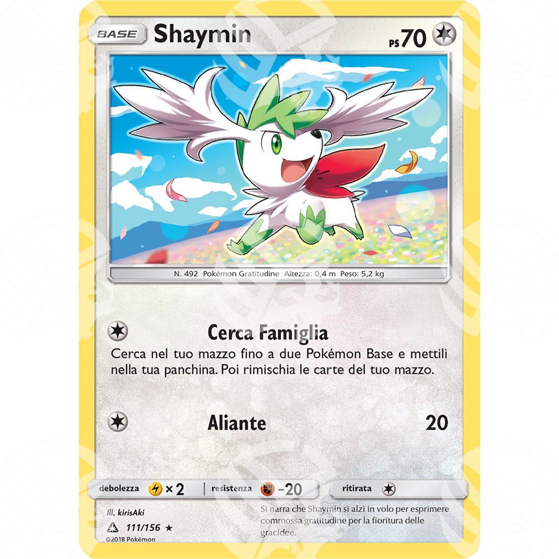 Ultraprisma - Shaymin - 111/156 - Warcard - Ultraprisma - Shaymin - 111/156 i prezzi più bassi sul mercato, solo da www.warcardshop.com! Carte singole, box, buste e mazzi.