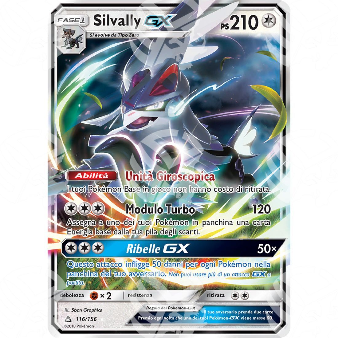Ultraprisma - Silvally GX - Holo Rare 116/156 - Warcard - Ultraprisma - Silvally GX - Holo Rare 116/156 i prezzi più bassi sul mercato, solo da www.warcardshop.com! Carte singole, box, buste e mazzi.