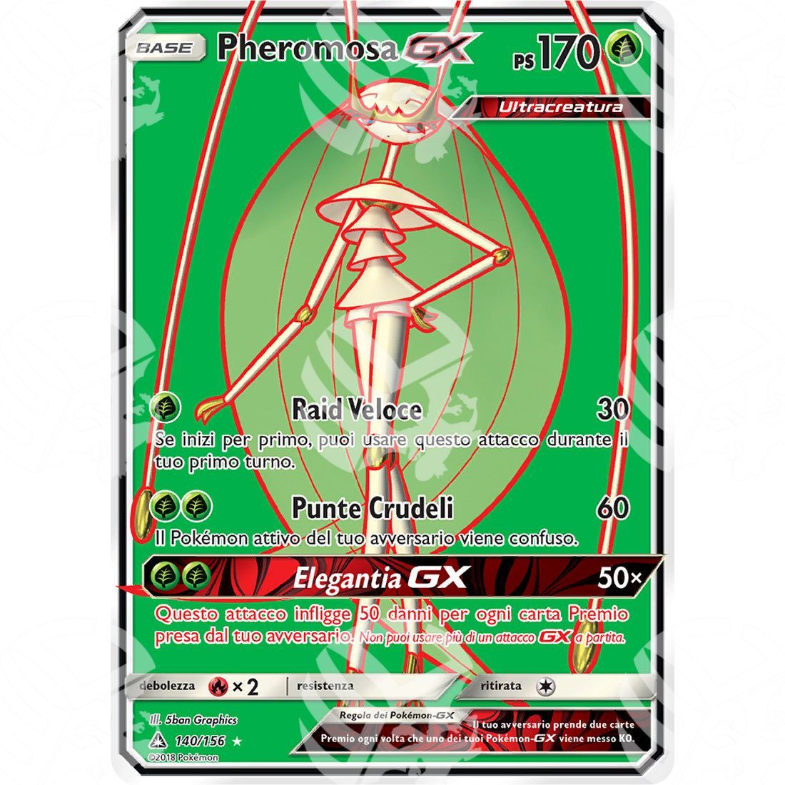 Ultraprisma - Pheromosa GX - Ultra Rare 140/156 - Warcard - Ultraprisma - Pheromosa GX - Ultra Rare 140/156 i prezzi più bassi sul mercato, solo da www.warcardshop.com! Carte singole, box, buste e mazzi.