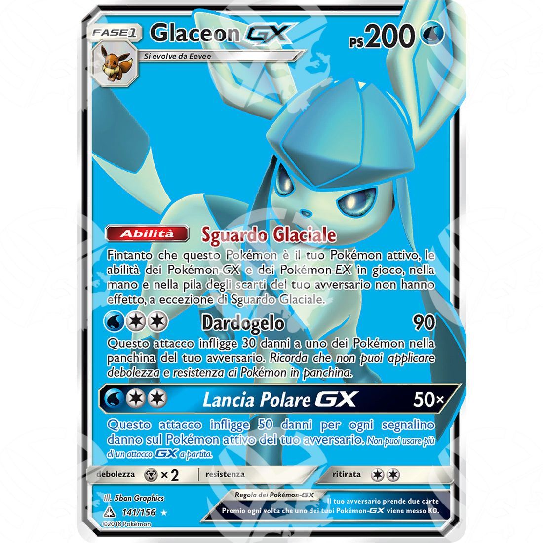 Ultraprisma - Glaceon GX - Ultra Rare 141/156 - Warcard - Ultraprisma - Glaceon GX - Ultra Rare 141/156 i prezzi più bassi sul mercato, solo da www.warcardshop.com! Carte singole, box, buste e mazzi.