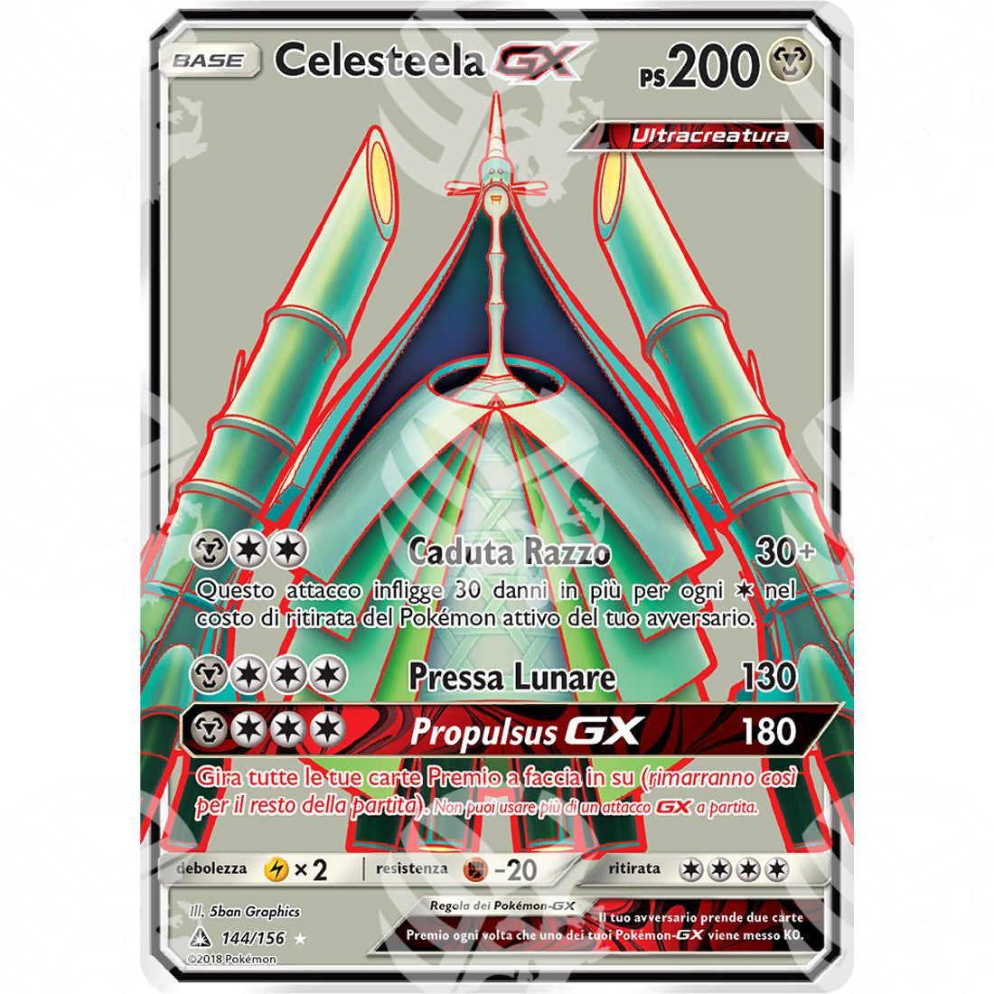 Ultraprisma - Celesteela GX - Ultra Rare 144/156 - Warcard - Ultraprisma - Celesteela GX - Ultra Rare 144/156 i prezzi più bassi sul mercato, solo da www.warcardshop.com! Carte singole, box, buste e mazzi.