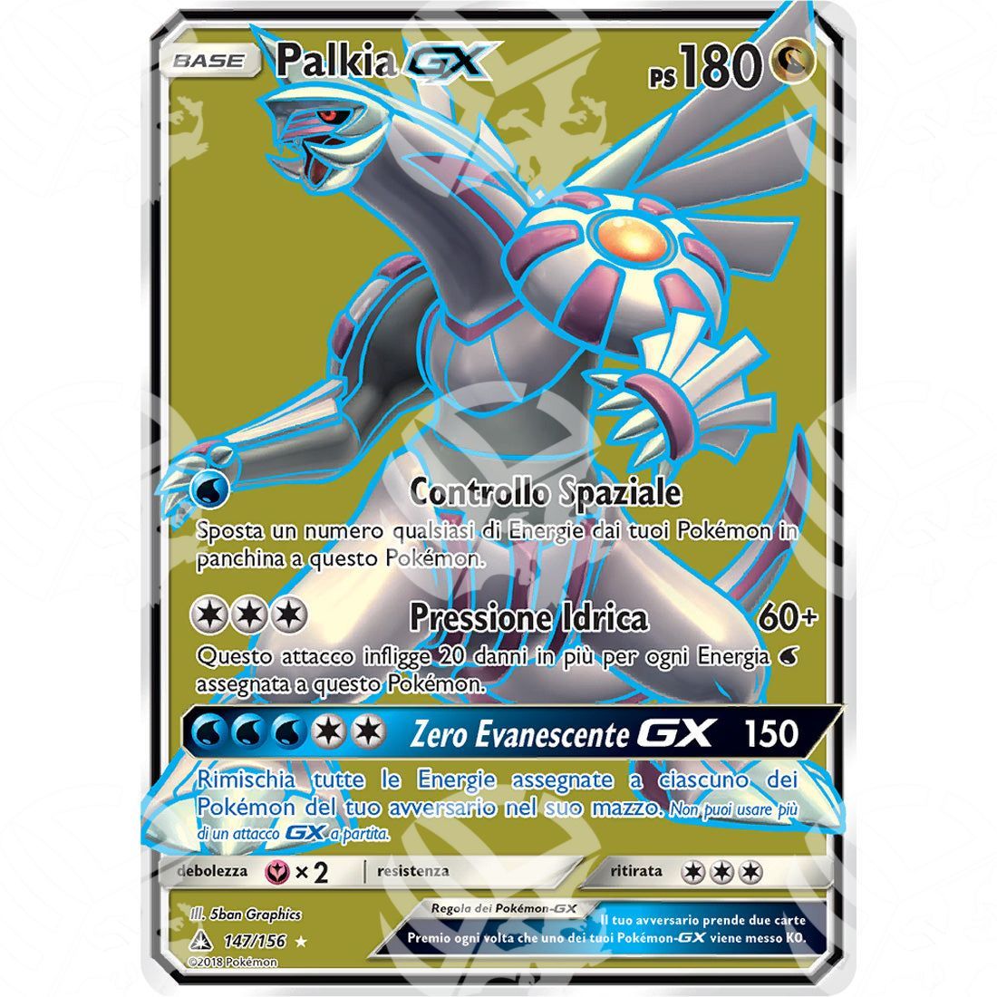Ultraprisma - Palkia GX - Ultra Rare 147/156 - Warcard - Ultraprisma - Palkia GX - Ultra Rare 147/156 i prezzi più bassi sul mercato, solo da www.warcardshop.com! Carte singole, box, buste e mazzi.