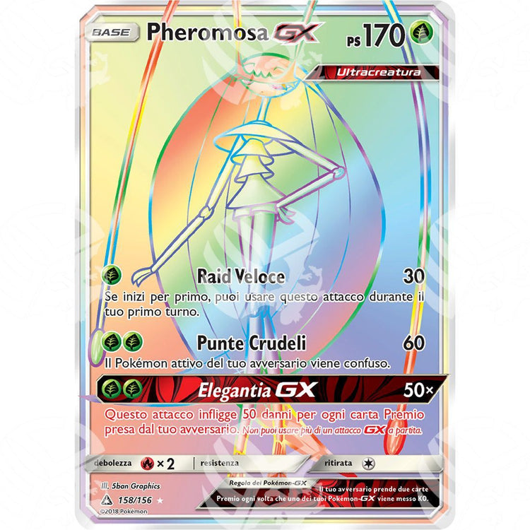 Ultraprisma - Pheromosa GX - Secret Rare 158/156 - Warcard - Ultraprisma - Pheromosa GX - Secret Rare 158/156 i prezzi più bassi sul mercato, solo da www.warcardshop.com! Carte singole, box, buste e mazzi.