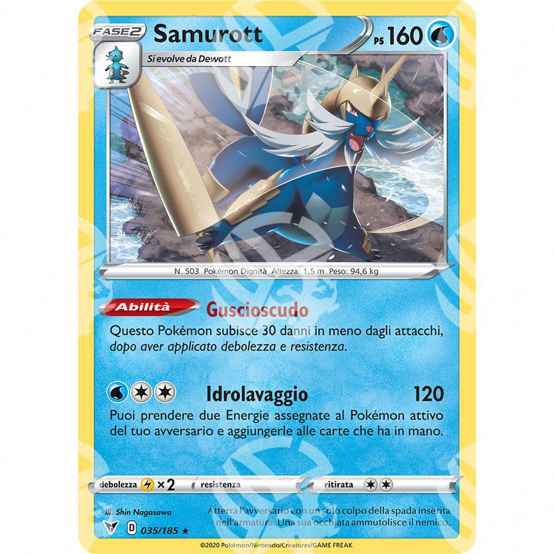 Voltaggio Sfolgorante - Samurott - 035/185 - Warcard - Voltaggio Sfolgorante - Samurott - 035/185 i prezzi più bassi sul mercato, solo da www.warcardshop.com! Carte singole, box, buste e mazzi.