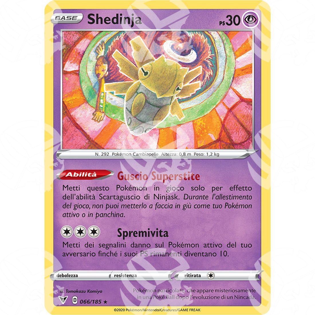 Voltaggio Sfolgorante - Shedinja - 066/185 - Warcard - Voltaggio Sfolgorante - Shedinja - 066/185 i prezzi più bassi sul mercato, solo da www.warcardshop.com! Carte singole, box, buste e mazzi.