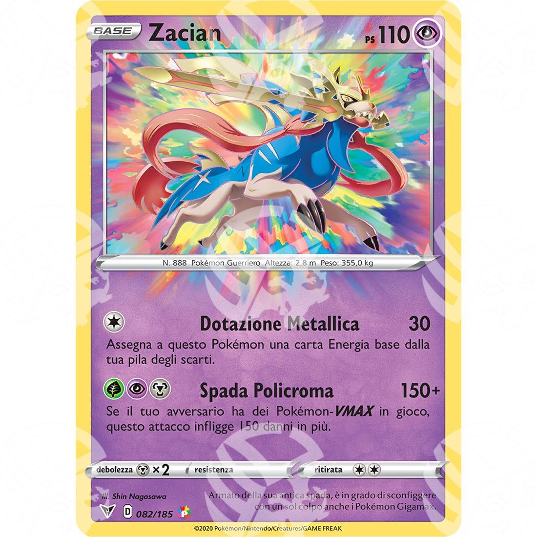 Voltaggio Sfolgorante - Zacian - 082/185 - Warcard - Voltaggio Sfolgorante - Zacian - 082/185 i prezzi più bassi sul mercato, solo da www.warcardshop.com! Carte singole, box, buste e mazzi.