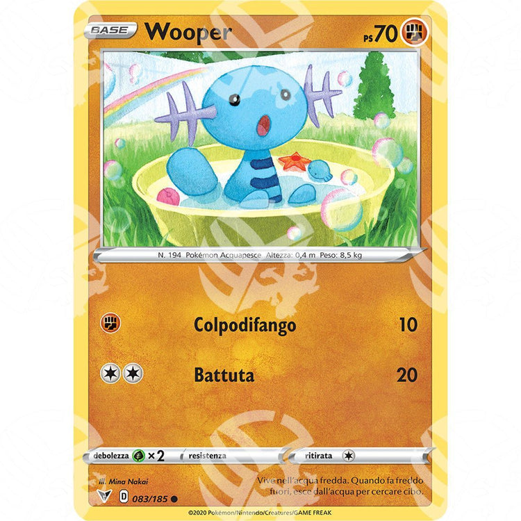 Voltaggio Sfolgorante - Wooper - 083/185 - Warcard - Voltaggio Sfolgorante - Wooper - 083/185 i prezzi più bassi sul mercato, solo da www.warcardshop.com! Carte singole, box, buste e mazzi.