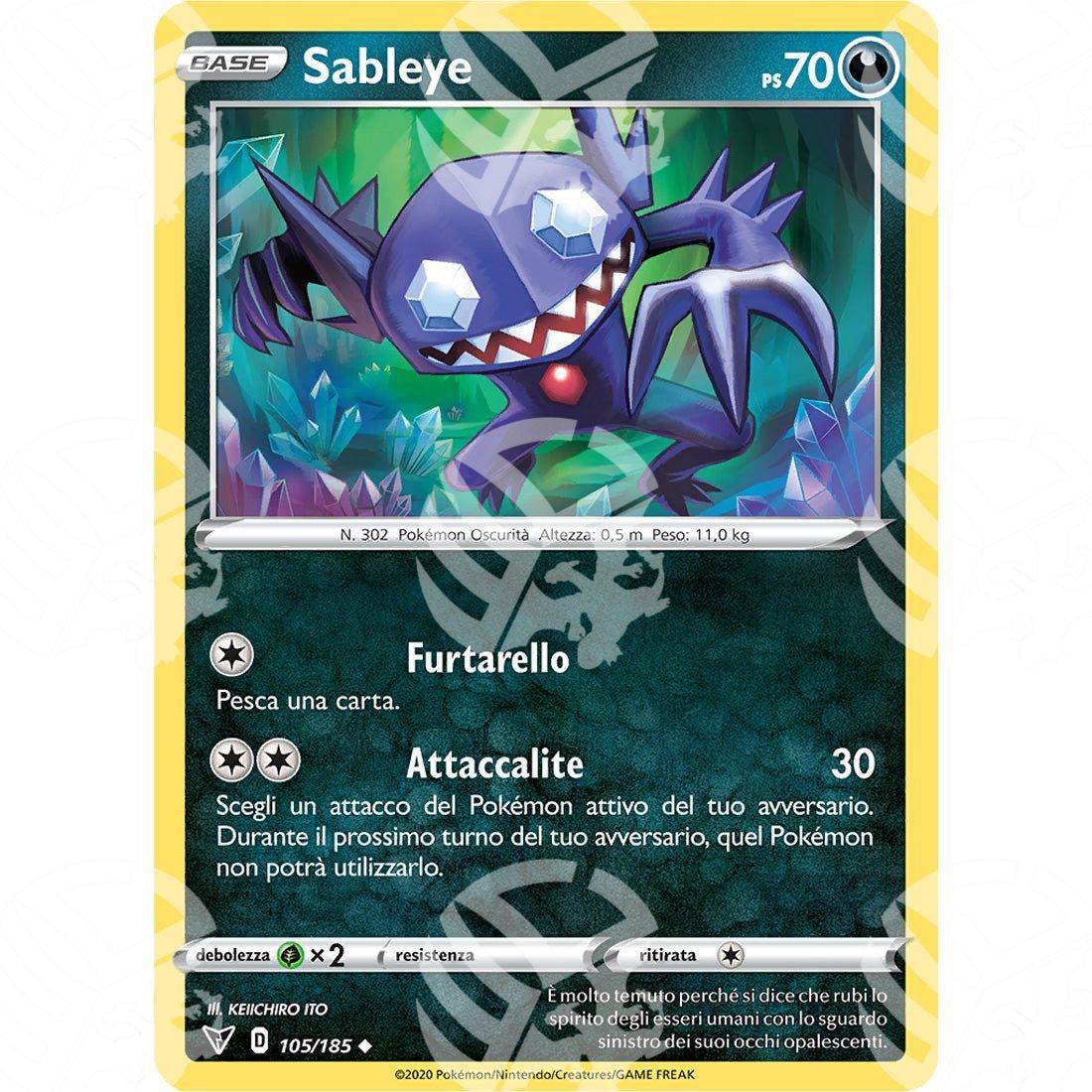 Voltaggio Sfolgorante - Sableye - 105/185 - Warcard - Voltaggio Sfolgorante - Sableye - 105/185 i prezzi più bassi sul mercato, solo da www.warcardshop.com! Carte singole, box, buste e mazzi.