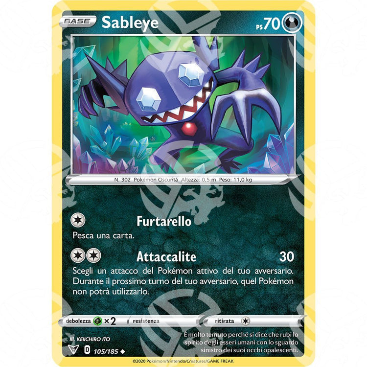Voltaggio Sfolgorante - Sableye - 105/185 - Warcard - Voltaggio Sfolgorante - Sableye - 105/185 i prezzi più bassi sul mercato, solo da www.warcardshop.com! Carte singole, box, buste e mazzi.