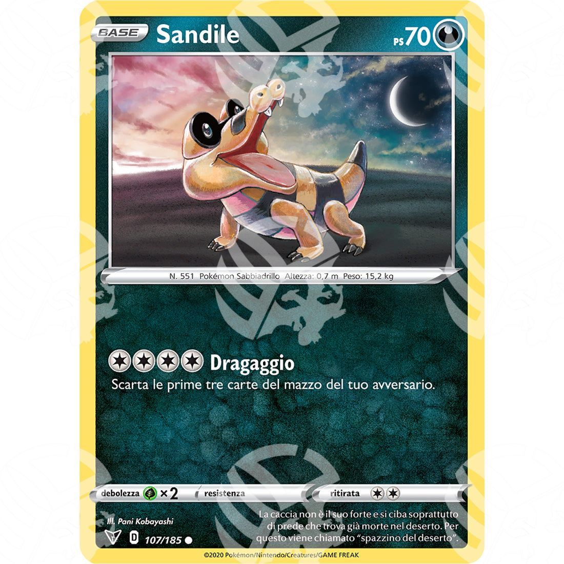 Voltaggio Sfolgorante - Sandile - 107/185 - Warcard - Voltaggio Sfolgorante - Sandile - 107/185 i prezzi più bassi sul mercato, solo da www.warcardshop.com! Carte singole, box, buste e mazzi.