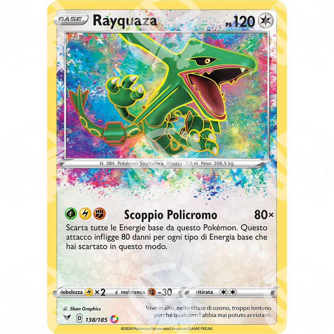 Voltaggio Sfolgorante - Rayquaza - 138/185 - Warcard - Voltaggio Sfolgorante - Rayquaza - 138/185 i prezzi più bassi sul mercato, solo da www.warcardshop.com! Carte singole, box, buste e mazzi.