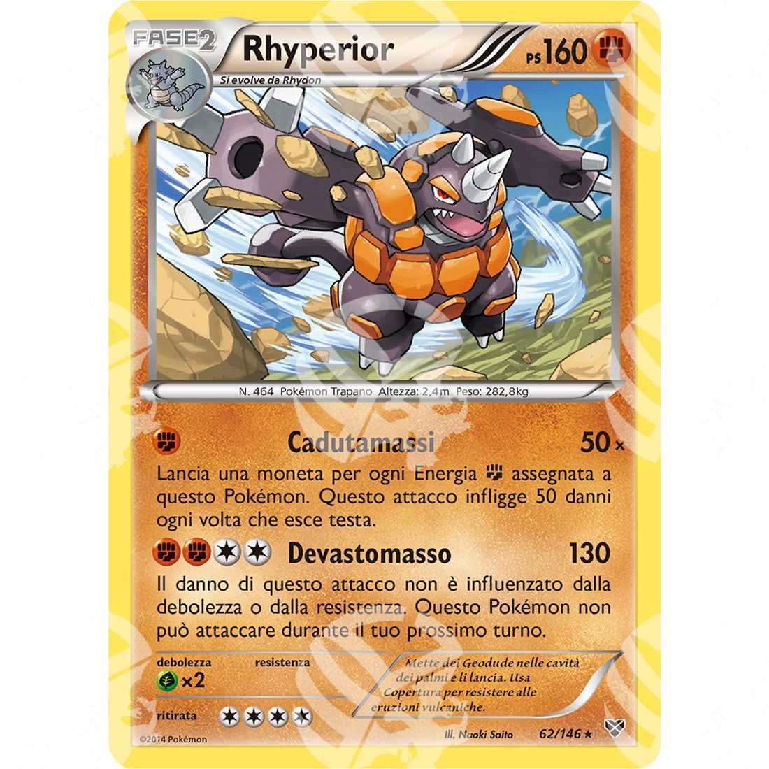 XY - Rhyperior - Holo Rare 62/146 - Warcard - XY - Rhyperior - Holo Rare 62/146 i prezzi più bassi sul mercato, solo da www.warcardshop.com! Carte singole, box, buste e mazzi.