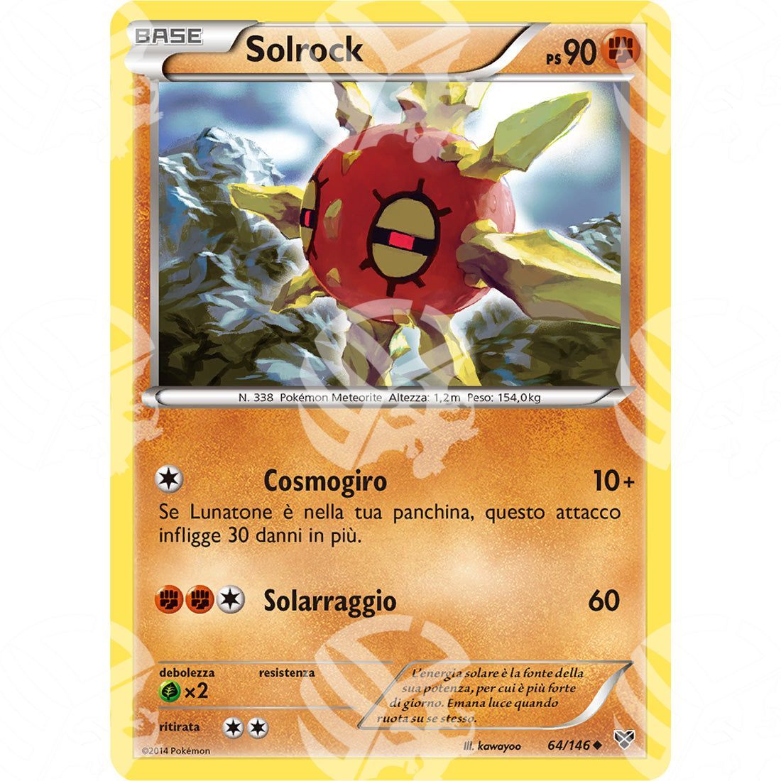 XY - Solrock - 64/146 - Warcard - XY - Solrock - 64/146 i prezzi più bassi sul mercato, solo da www.warcardshop.com! Carte singole, box, buste e mazzi.