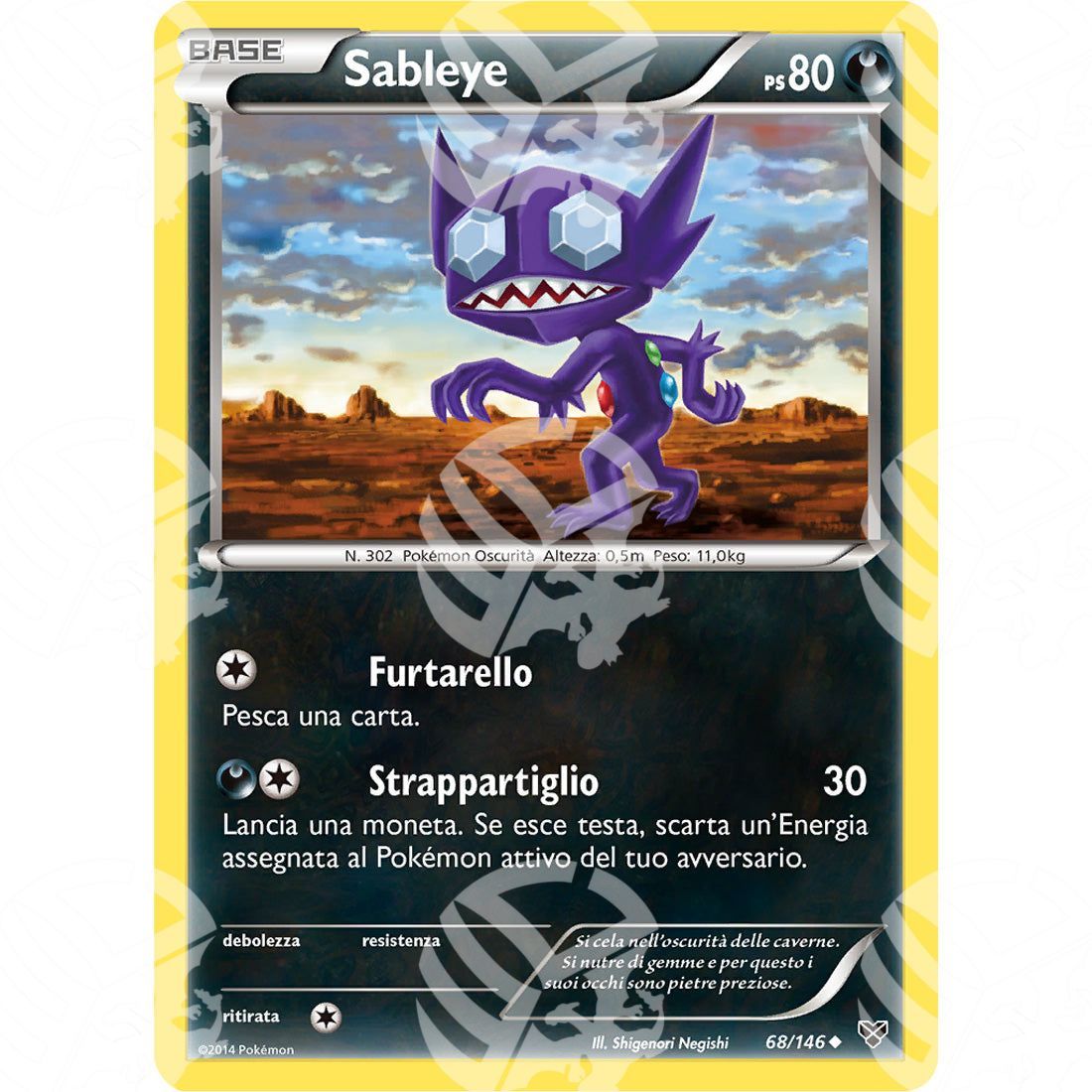 XY - Sableye - 68/146 - Warcard - XY - Sableye - 68/146 i prezzi più bassi sul mercato, solo da www.warcardshop.com! Carte singole, box, buste e mazzi.