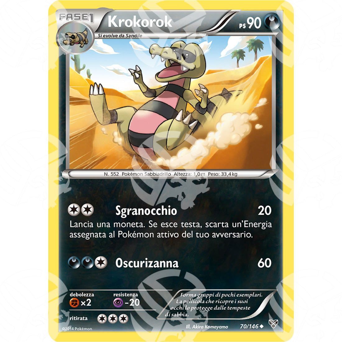 XY - Krokorok - 70/146 - Warcard - XY - Krokorok - 70/146 i prezzi più bassi sul mercato, solo da www.warcardshop.com! Carte singole, box, buste e mazzi.