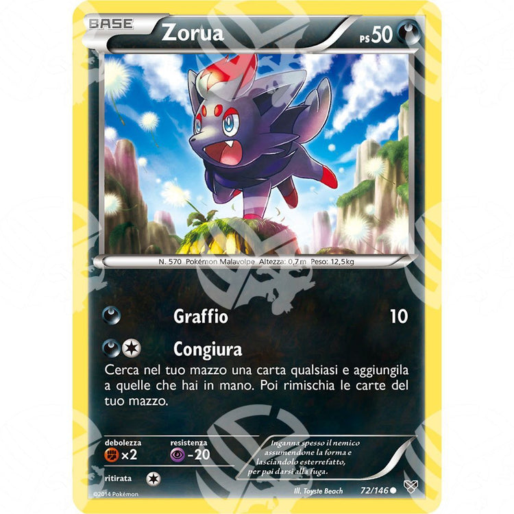 XY - Zorua - 72/146 - Warcard - XY - Zorua - 72/146 i prezzi più bassi sul mercato, solo da www.warcardshop.com! Carte singole, box, buste e mazzi.