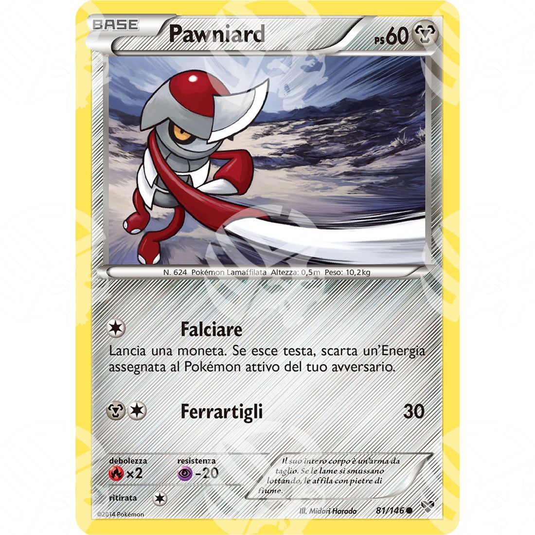 XY - Pawniard - 81/146 - Warcard - XY - Pawniard - 81/146 i prezzi più bassi sul mercato, solo da www.warcardshop.com! Carte singole, box, buste e mazzi.