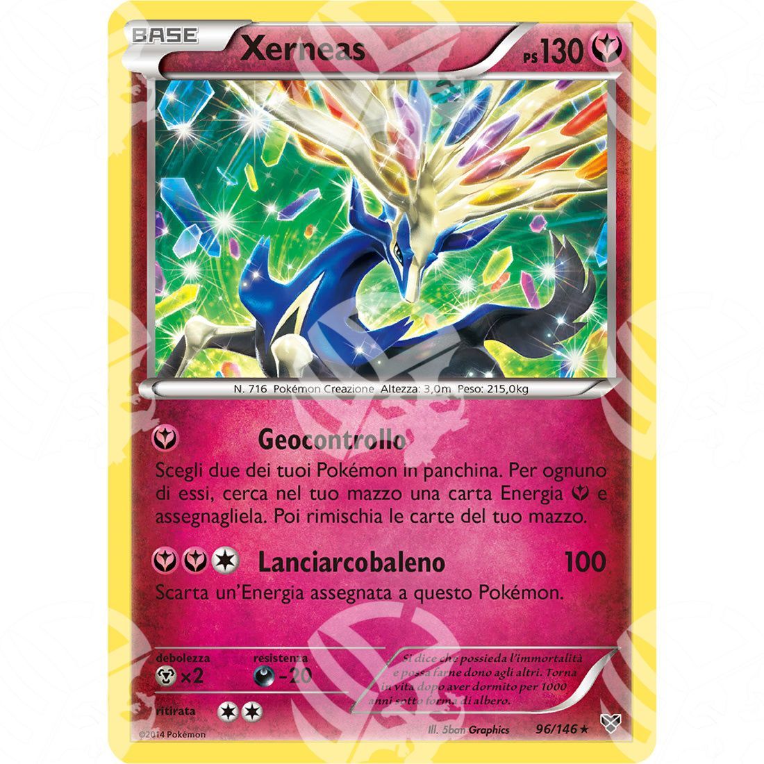 XY - Xerneas - 96/146 - Warcard - XY - Xerneas - 96/146 i prezzi più bassi sul mercato, solo da www.warcardshop.com! Carte singole, box, buste e mazzi.