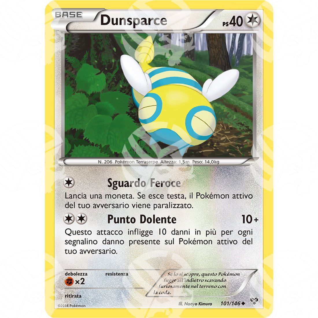 XY - Dunsparce - 101/146 - Warcard - XY - Dunsparce - 101/146 i prezzi più bassi sul mercato, solo da www.warcardshop.com! Carte singole, box, buste e mazzi.