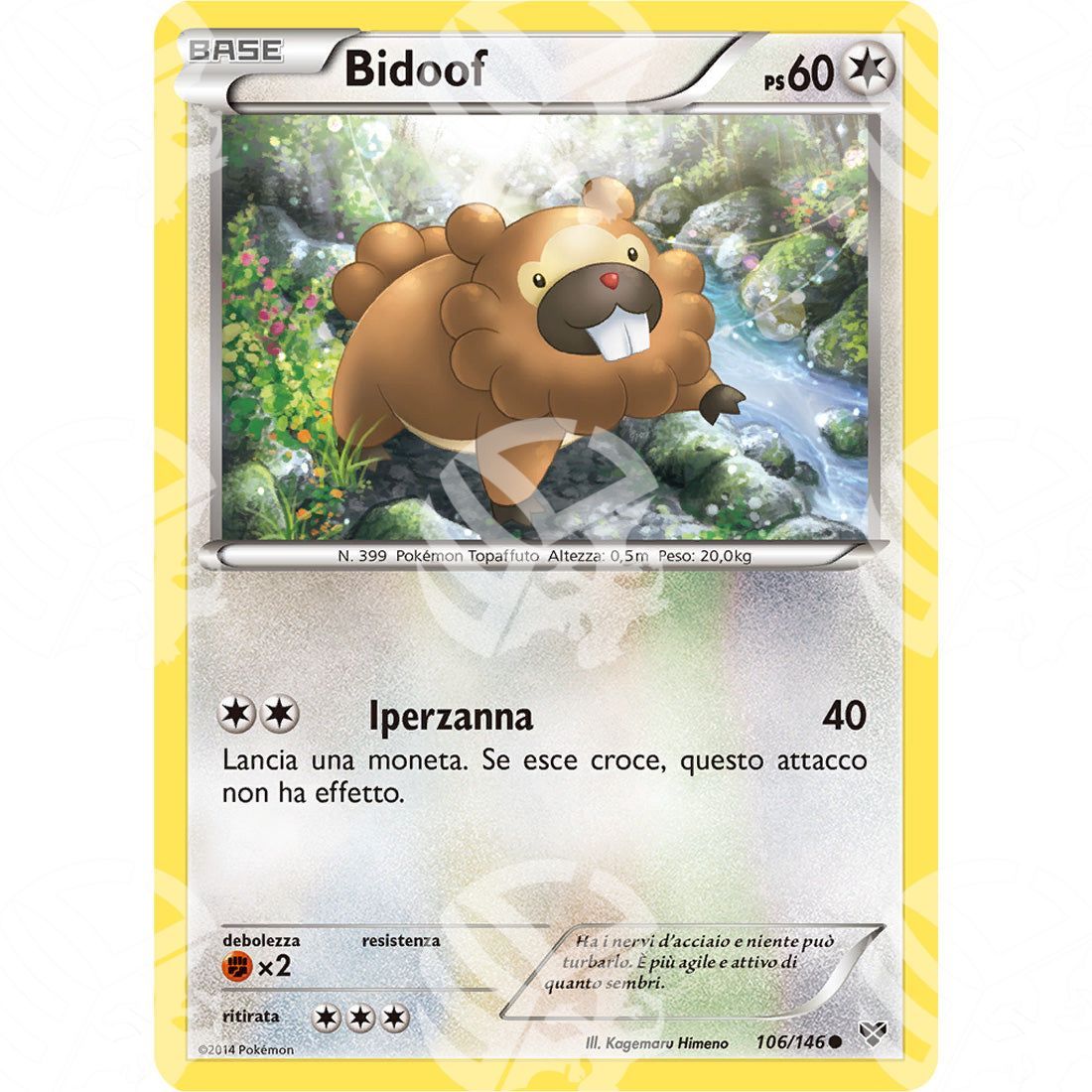 XY - Bidoof - 106/146 - Warcard - XY - Bidoof - 106/146 i prezzi più bassi sul mercato, solo da www.warcardshop.com! Carte singole, box, buste e mazzi.