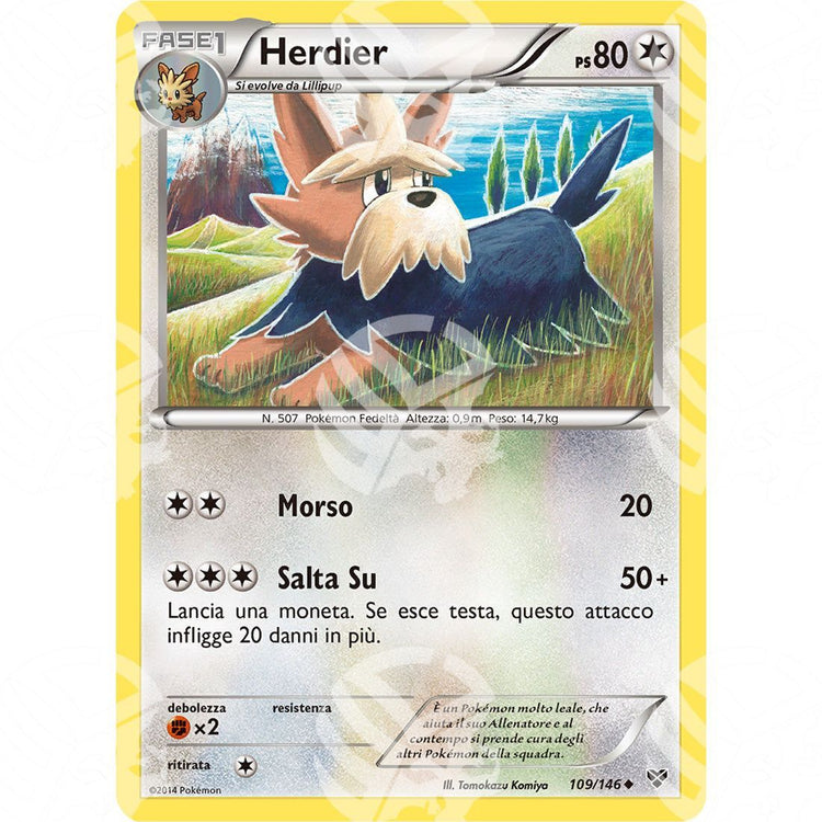 XY - Herdier - 109/146 - Warcard - XY - Herdier - 109/146 i prezzi più bassi sul mercato, solo da www.warcardshop.com! Carte singole, box, buste e mazzi.