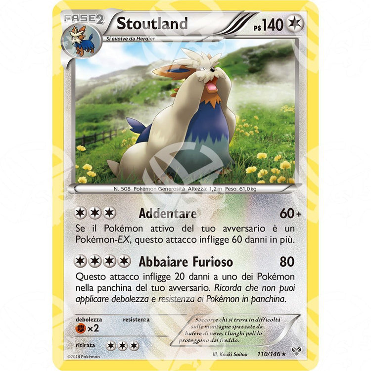 XY - Stoutland - 110/146 - Warcard - XY - Stoutland - 110/146 i prezzi più bassi sul mercato, solo da www.warcardshop.com! Carte singole, box, buste e mazzi.