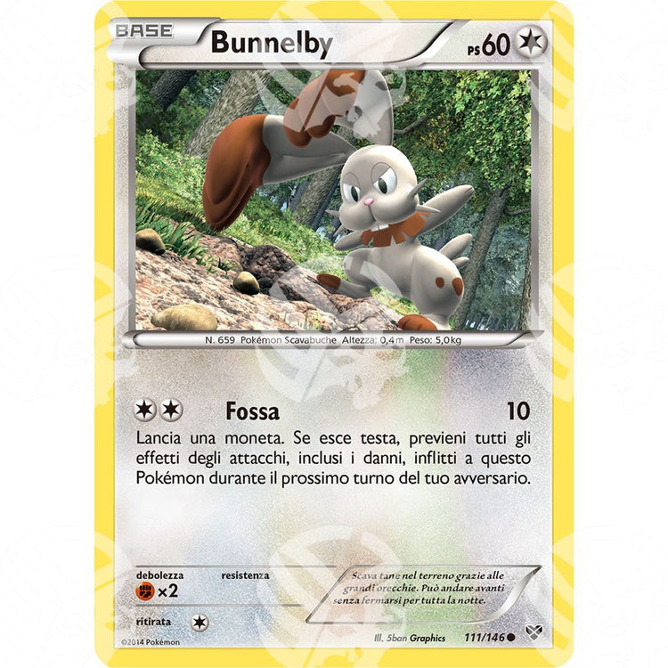 XY - Bunnelby - 111/146 - Warcard - XY - Bunnelby - 111/146 i prezzi più bassi sul mercato, solo da www.warcardshop.com! Carte singole, box, buste e mazzi.