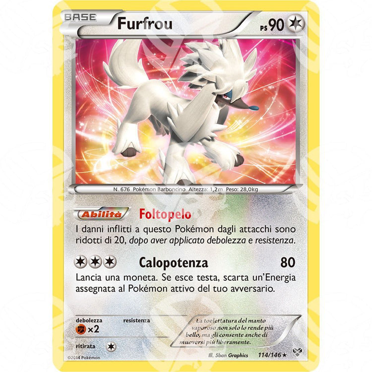 XY - Furfrou - Holo Rare 114/146 - Warcard - XY - Furfrou - Holo Rare 114/146 i prezzi più bassi sul mercato, solo da www.warcardshop.com! Carte singole, box, buste e mazzi.
