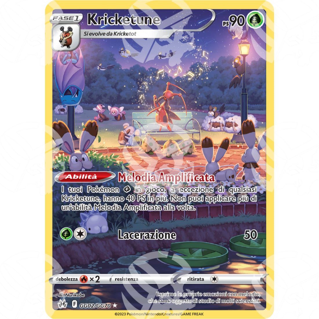 Zenit Regale - Kricketune - Holo Rare GG02/GG70 - Warcard - Zenit Regale - Kricketune - Holo Rare GG02/GG70 i prezzi più bassi sul mercato, solo da www.warcardshop.com! Carte singole, box, buste e mazzi.
