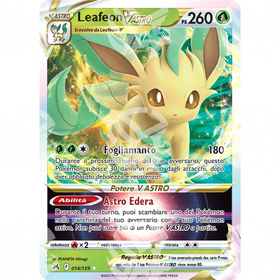 Zenit Regale - Leafeon VSTAR - Ultra Rare 014/159 - Warcard - Zenit Regale - Leafeon VSTAR - Ultra Rare 014/159 i prezzi più bassi sul mercato, solo da www.warcardshop.com! Carte singole, box, buste e mazzi.
