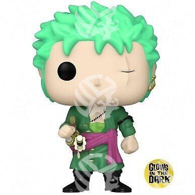 Zoro 9 cm Glows in the Dark - Warcard