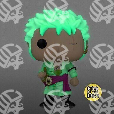 Zoro 9 cm Glows in the Dark - Warcard
