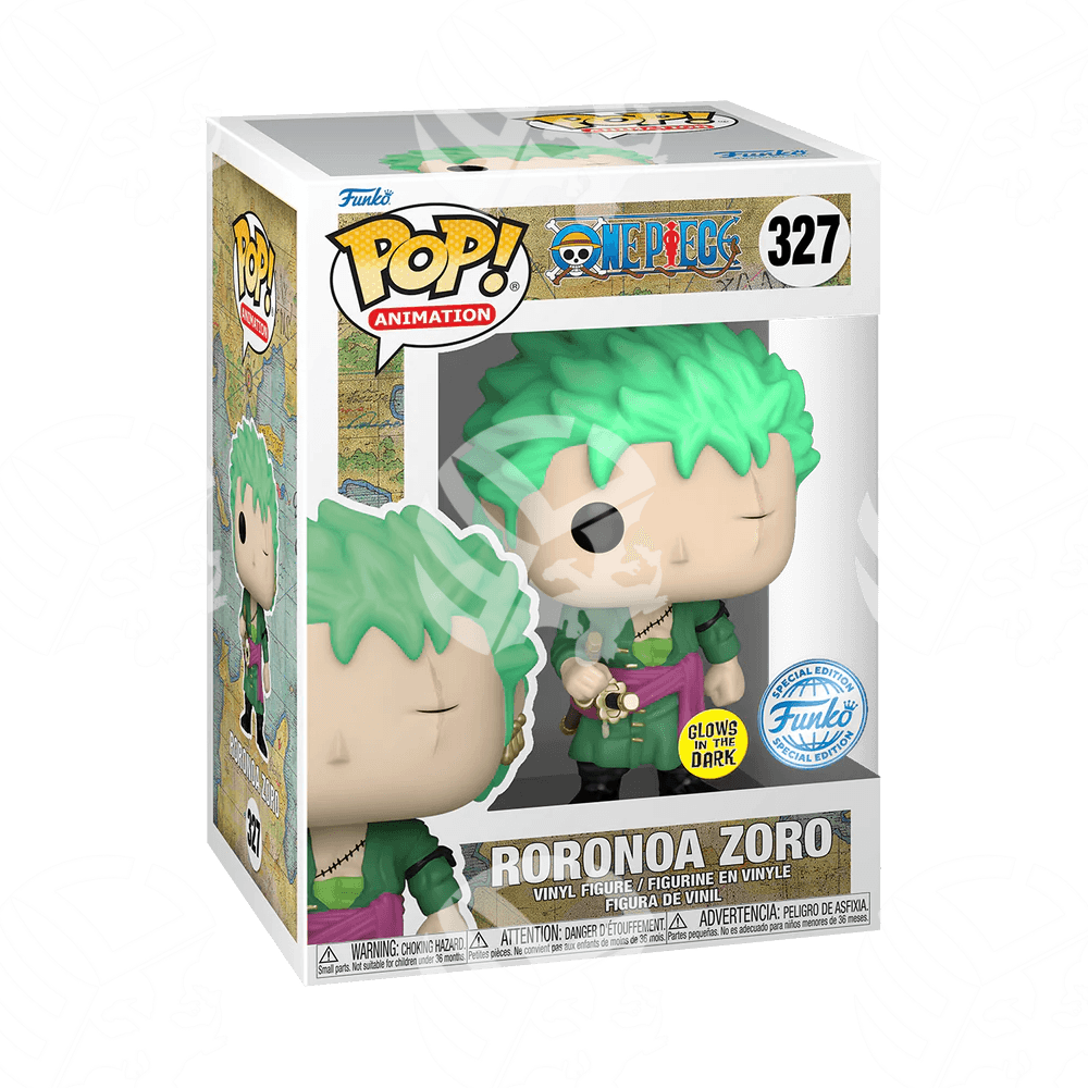 Zoro 9 cm Glows in the Dark - Warcard