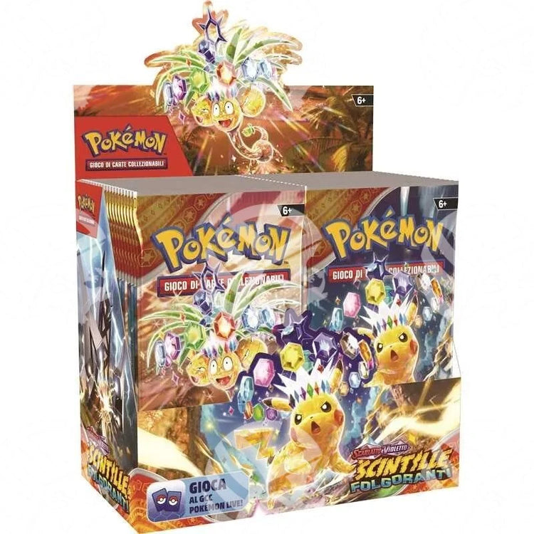 Scintille Folgoranti - Box da 36 Buste - Warcard - Pokèmon i prezzi più bassi sul mercato, solo da www.warcardshop.com! Carte singole, box, buste e mazzi.