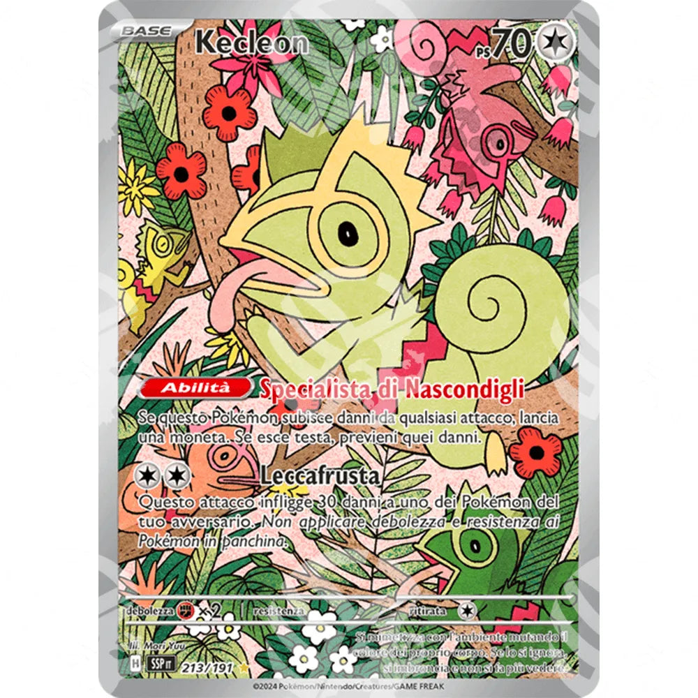 Scintille Folgoranti - Kecleon - Illustration Rare 213/191