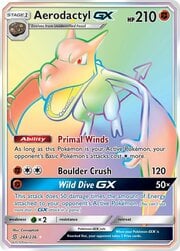 Sintonia Mentale - Aerodactyl GX - Rainbow | 244/236
