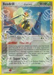 EX Specie Delta - Beedrill δ Delta Species - Holo Rare 1/113 - Warcard