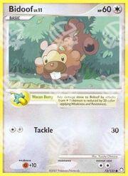 Tesori Misteriosi - Bidoof Lv.11 - 73/123 - Warcard