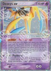 EX Deoxys - Deoxys EX - Holo Rare 98/107 - Warcard