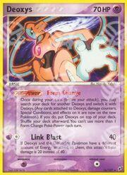 EX Deoxys - Deoxys - Holo Rare 16/107 - Warcard