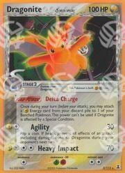 EX Specie Delta - Dragonite δ Delta Species - Holo Rare 3/113 - Warcard